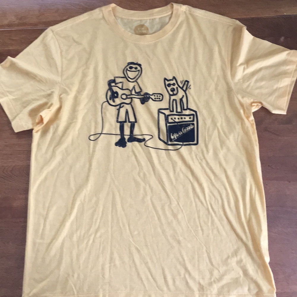 NWOT [Life Is Good] CoolTee Jake & Rocket Acoustic